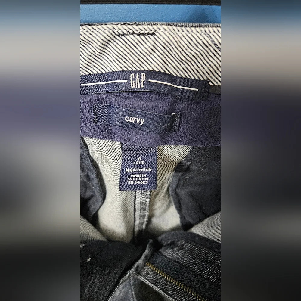 Gap Women's Wide Leg Jeans In Curvy Tall - Picture 3 of 3